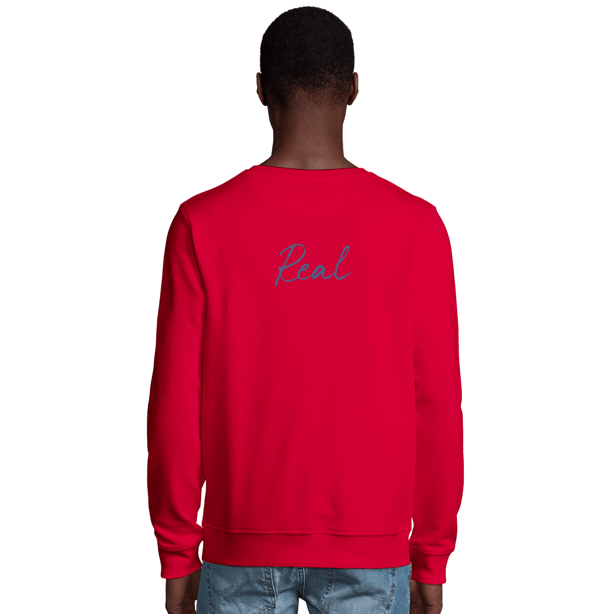Real - "Around and Around" Sweatshirt Red XS 5