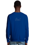 Real - "Around and Around" Sweatshirt Royal Blue XS 5