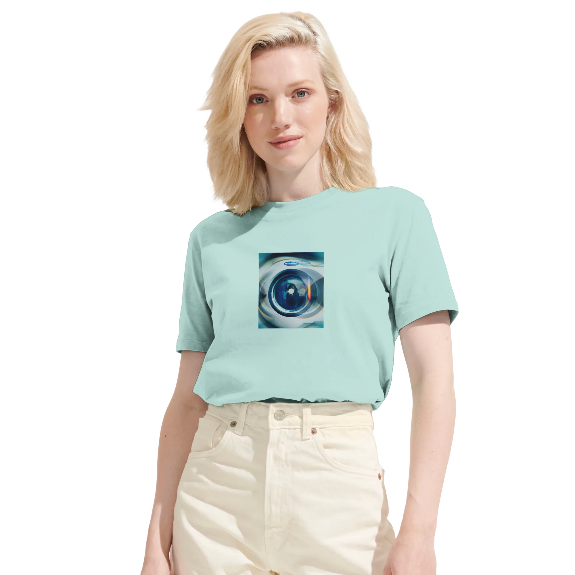 Real - "Around and Around" T-shirt arctic blue XS 6
