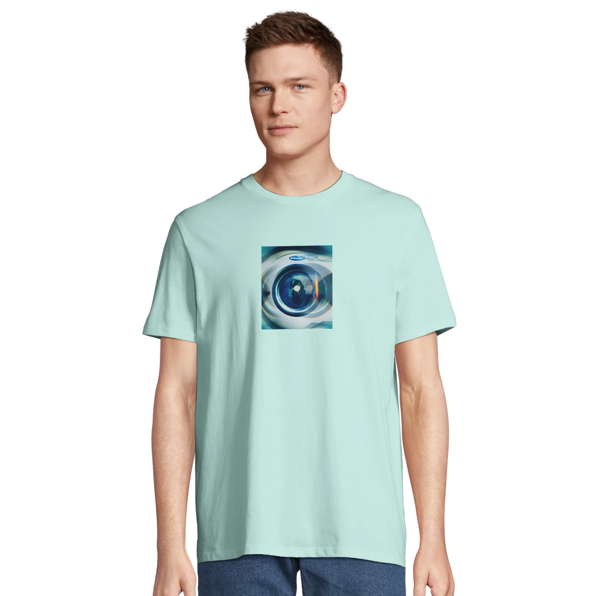 Real - "Around and Around" T-shirt arctic blue XS 4