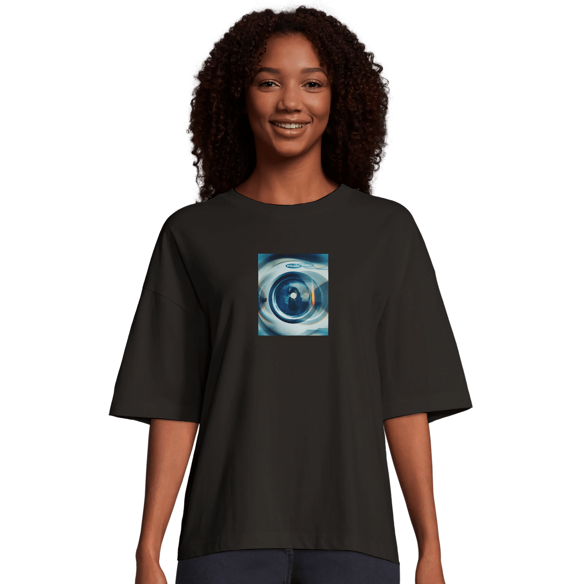 Real - "Around and Around" T-shirt Deep Black XS 4