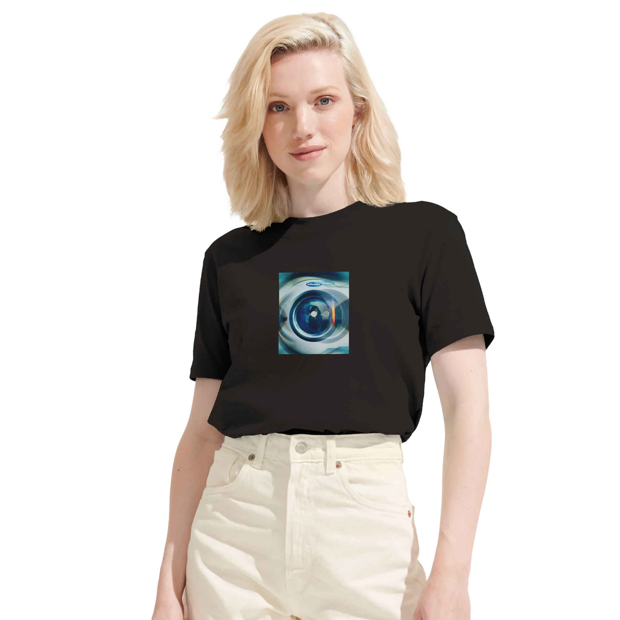 Real - "Around and Around" T-shirt Deep Black XS 6
