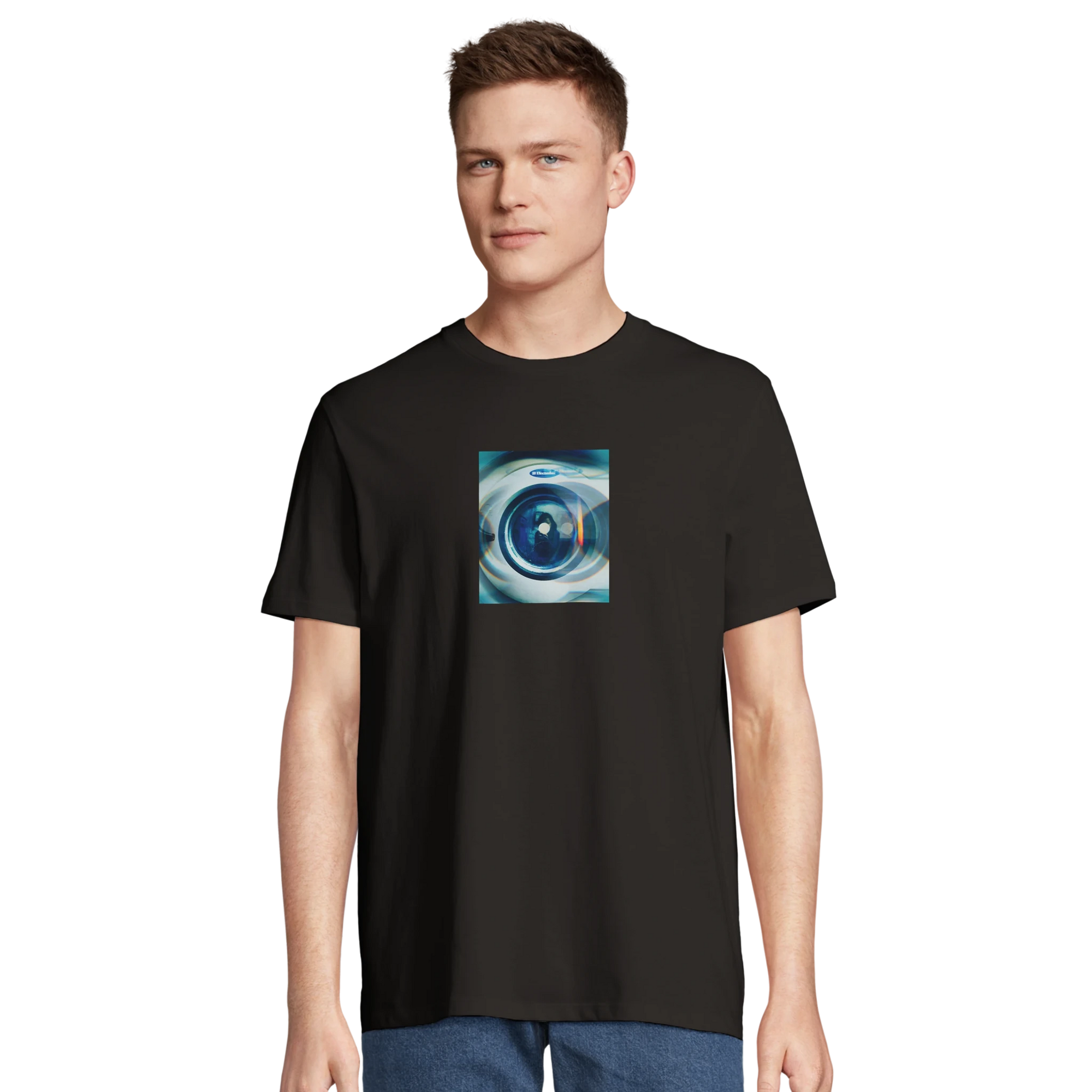 Real - "Around and Around" T-shirt Deep Black XS 4