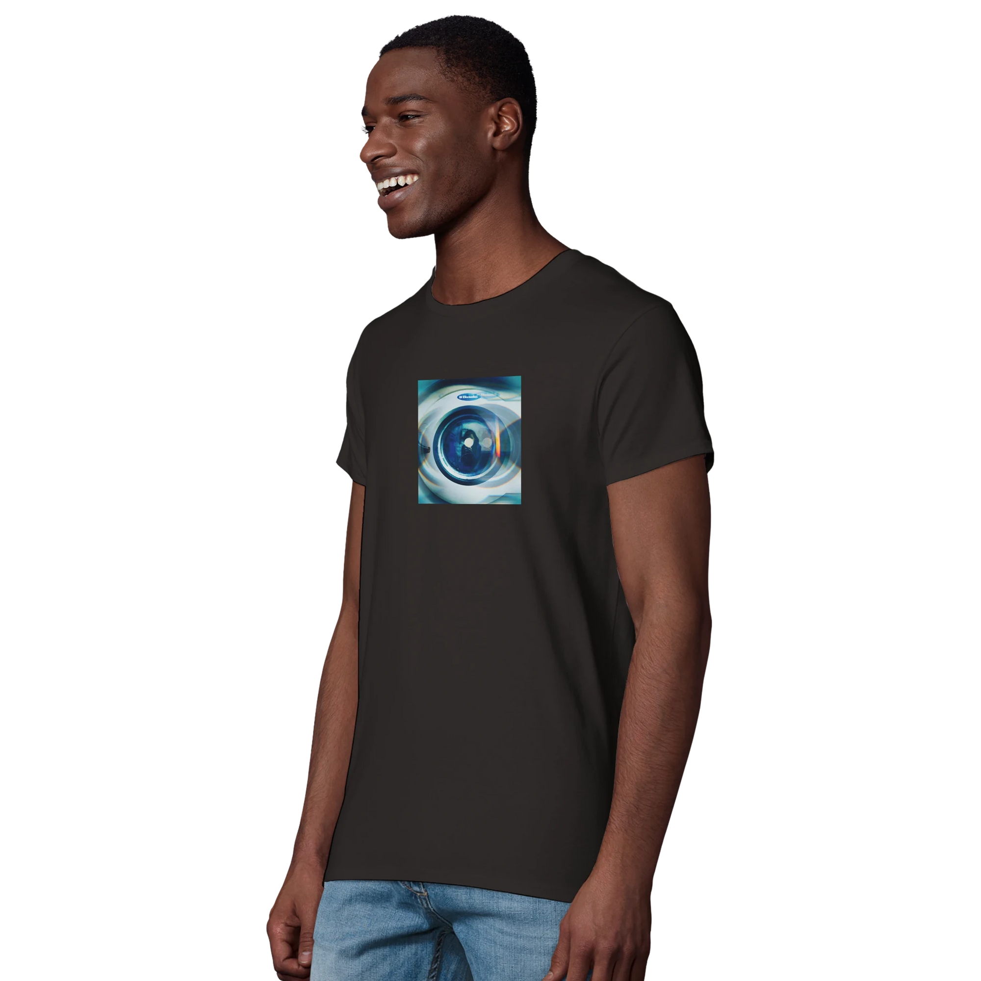 Real - "Around and Around" T-shirt Deep Black XS 39