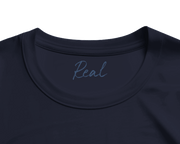 Real - "Around and Around" T-shirt French Navy XS 2