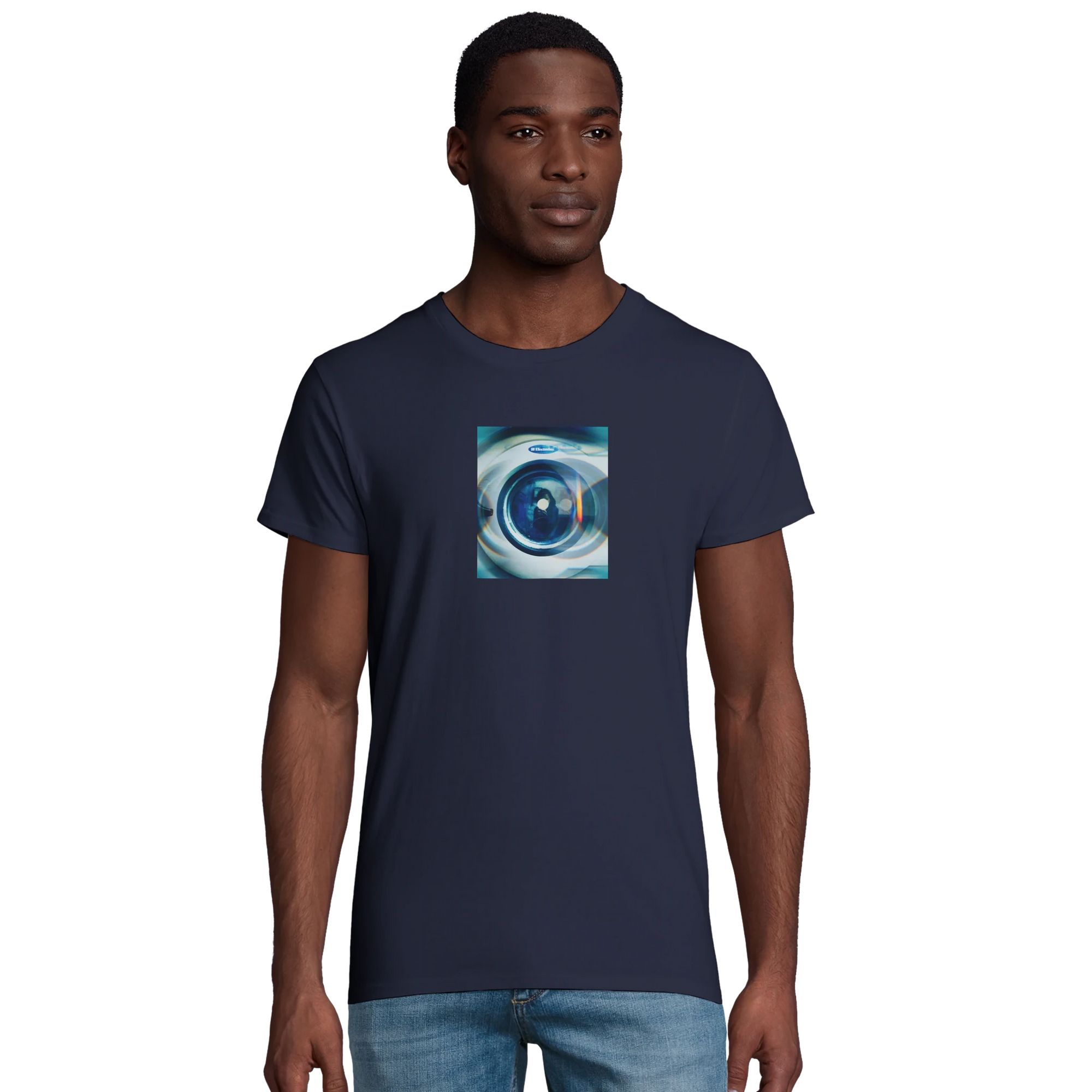 Real - "Around and Around" T-shirt French Navy XS 55