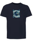 Real - "Around and Around" T-shirt French Navy XS 1