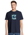 Real - "Around and Around" T-shirt French Navy XS 4