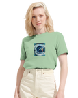Real - "Around and Around" T-shirt frozen green XS 6