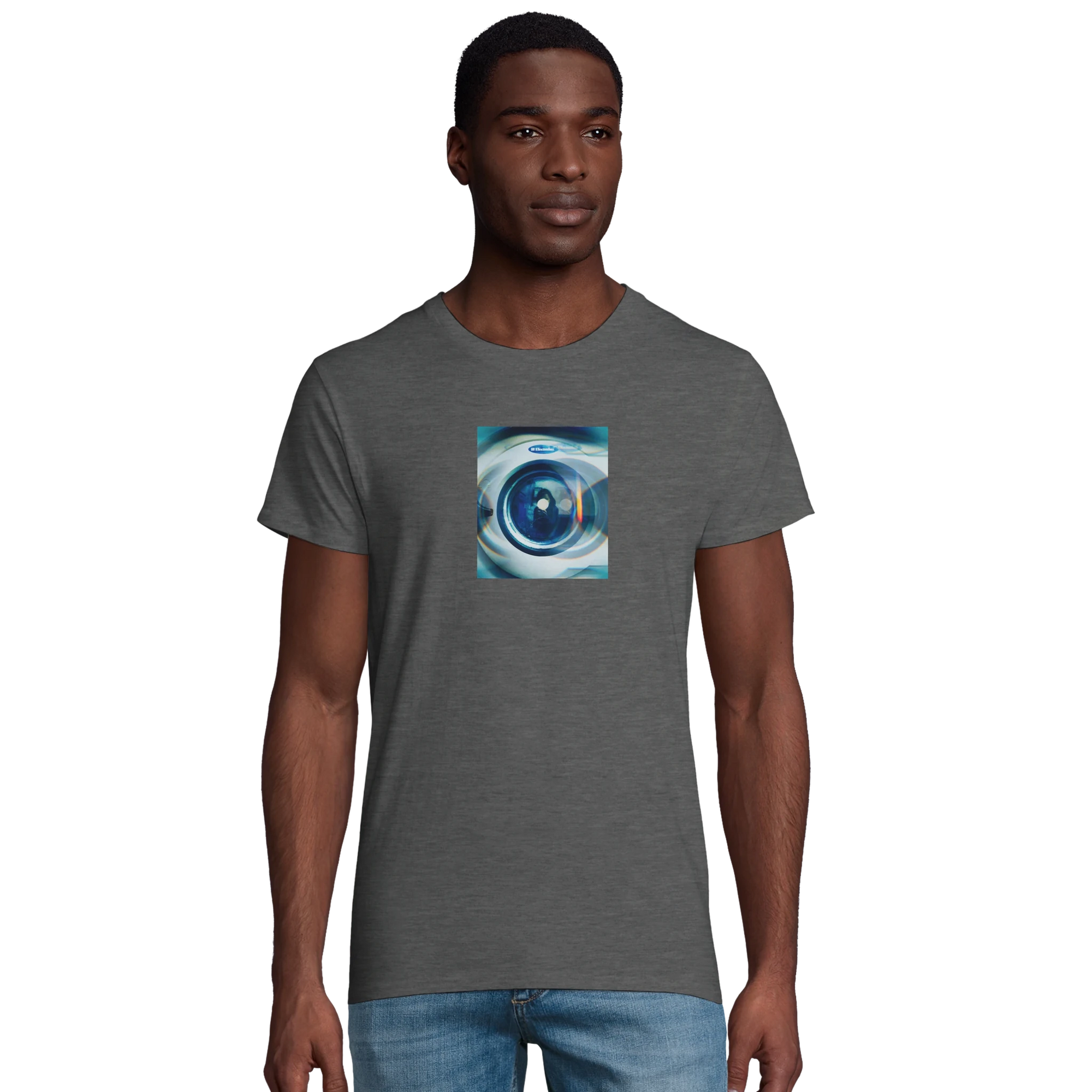 Real - "Around and Around" T-shirt Grey Melange XS 43