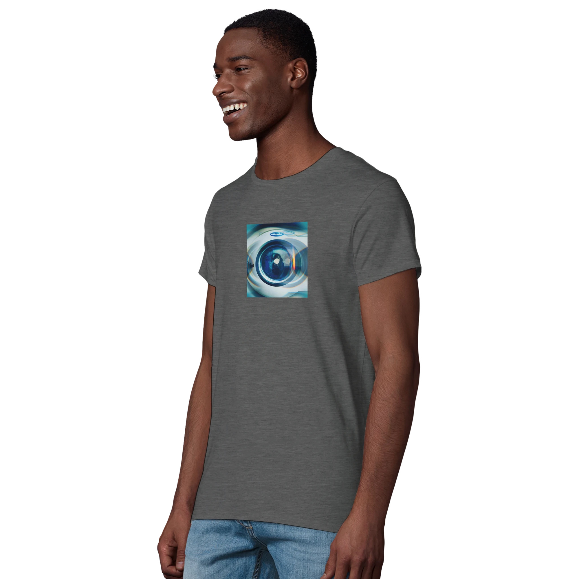 Real - "Around and Around" T-shirt Grey Melange XS 45