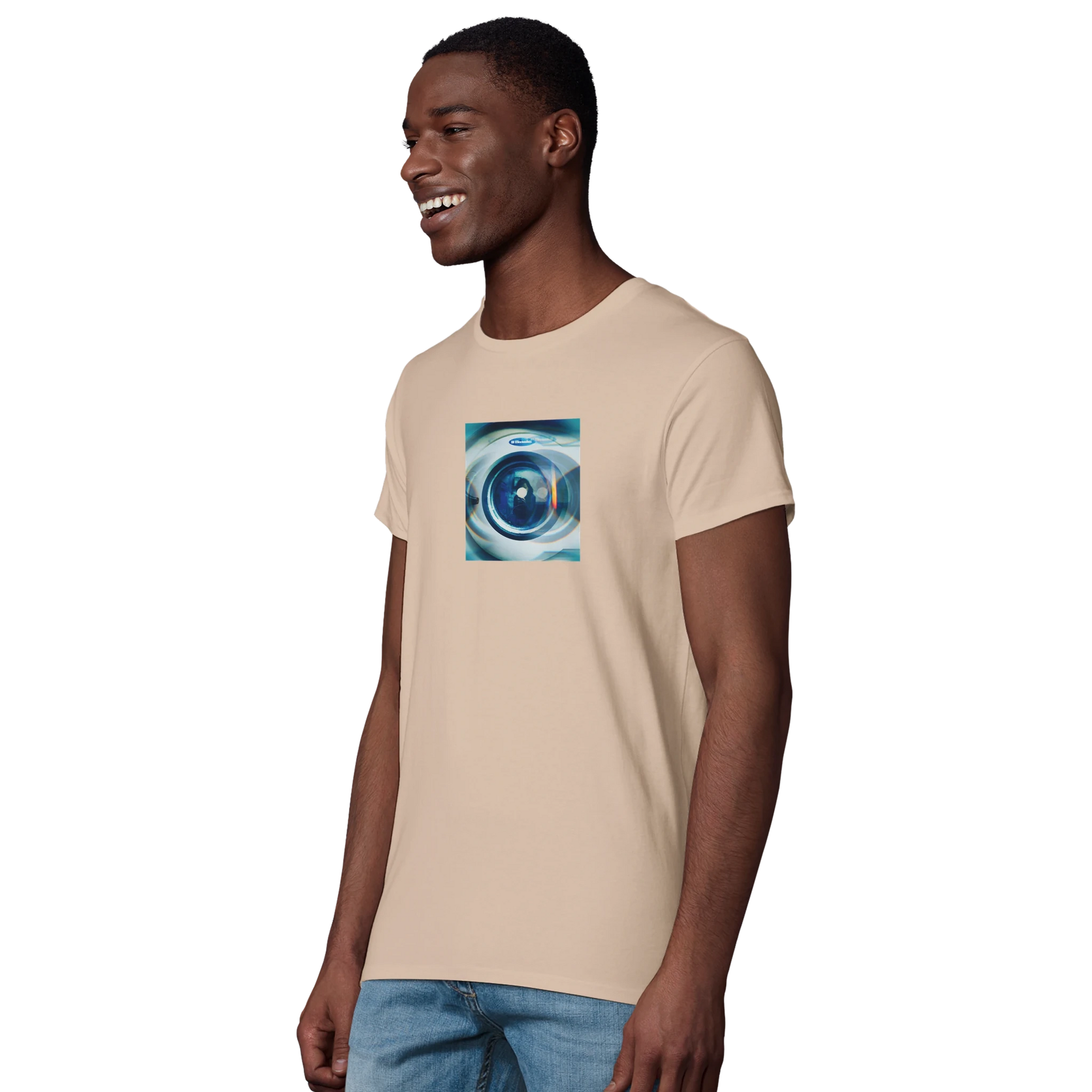 Real - "Around and Around" T-shirt Khaki XS 33