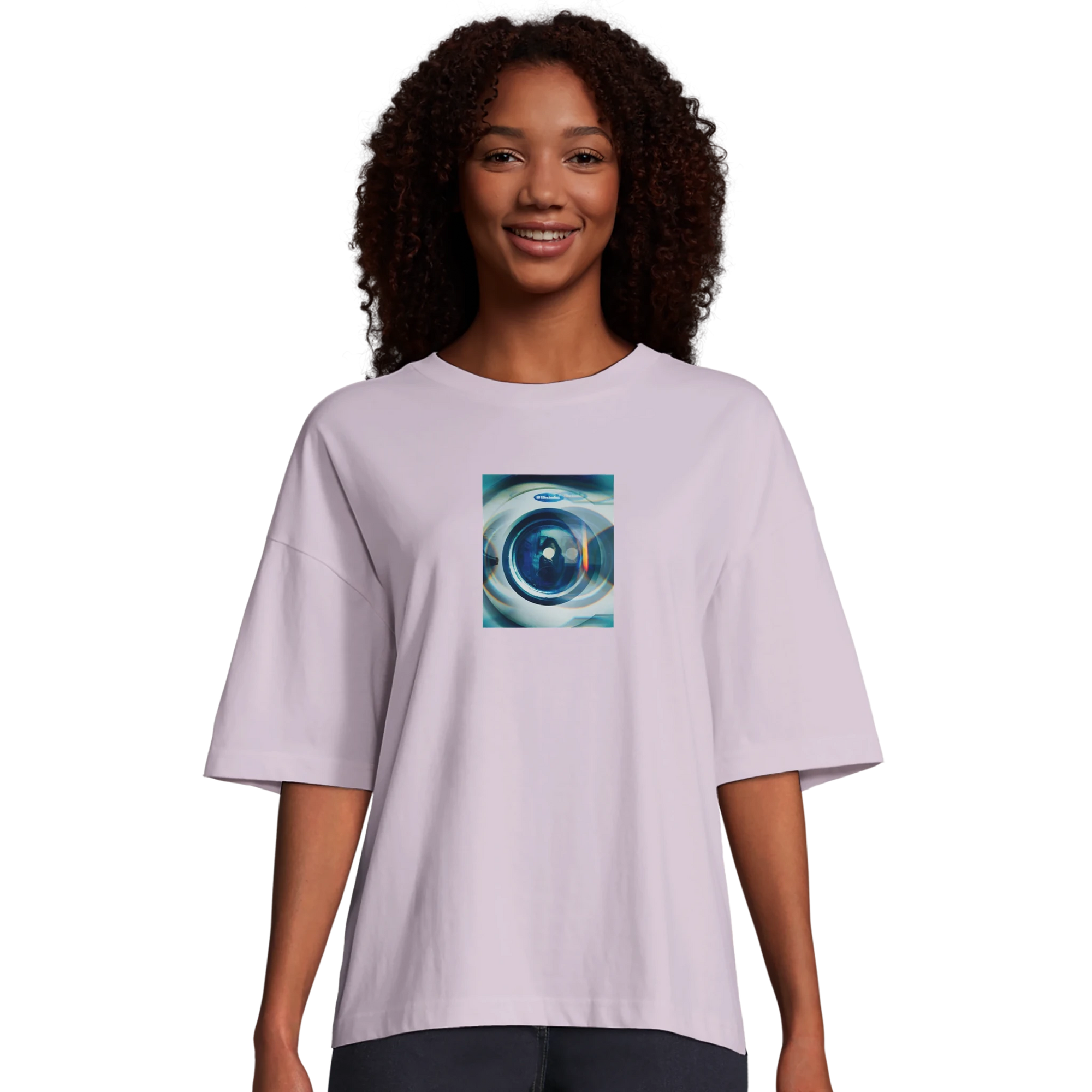 Real - "Around and Around" T-shirt lilak XS 4