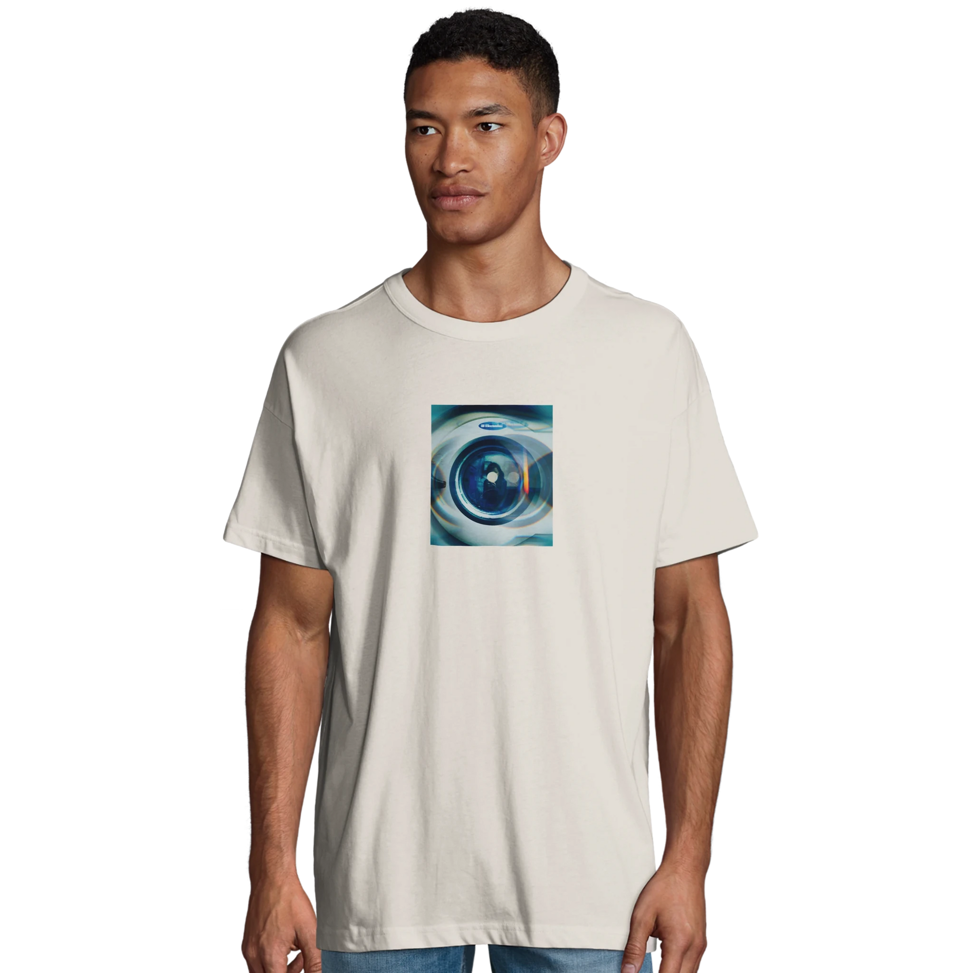 Real - "Around and Around" T-shirt Off White S 4