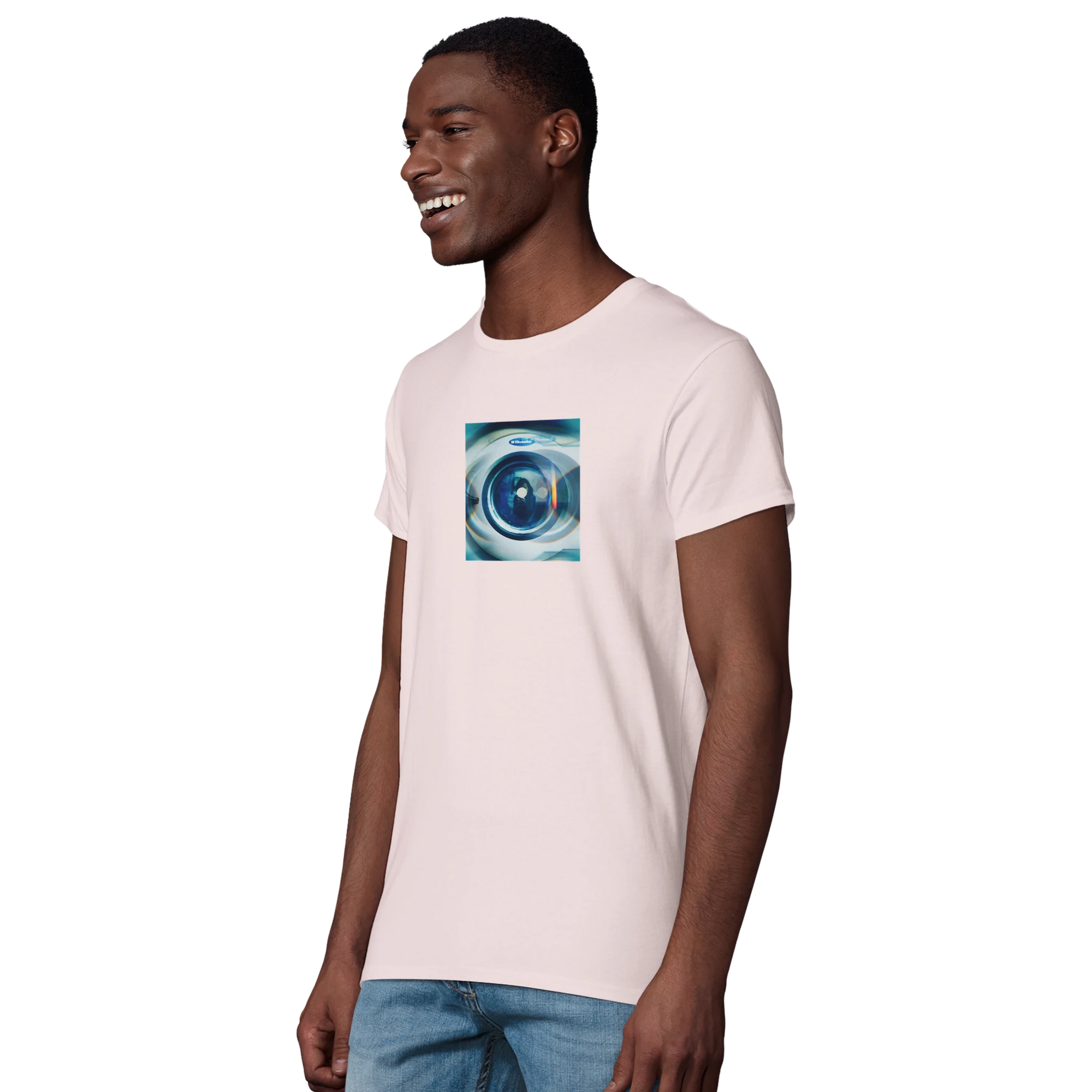 Real - "Around and Around" T-shirt Pale Pink XS 27