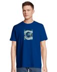 Real - "Around and Around" T-shirt Royal Blue XS 4