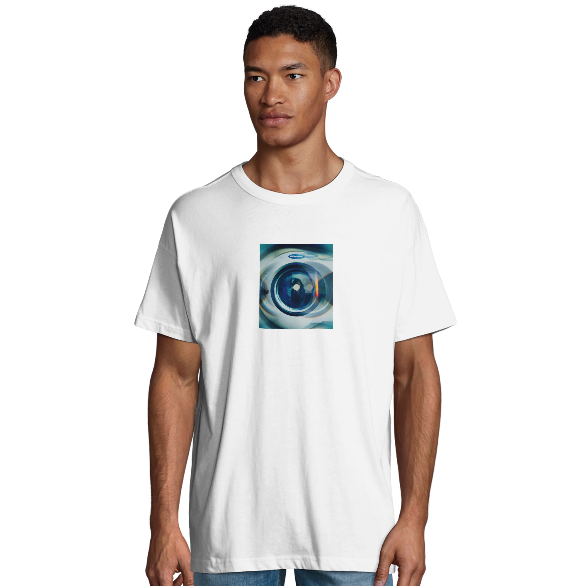 Real - "Around and Around" T-shirt White S 4