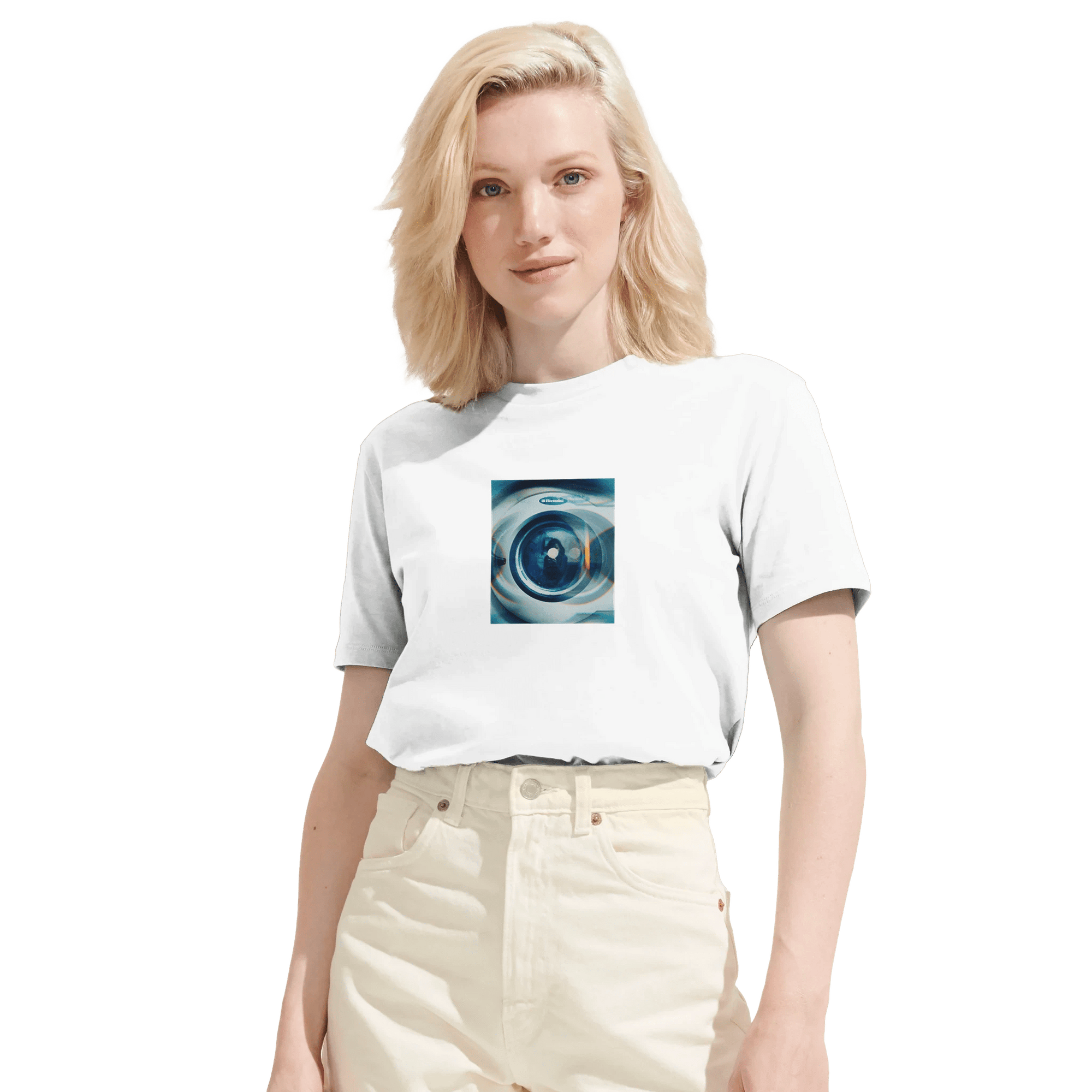 Real - "Around and Around" T-shirt White XS 6