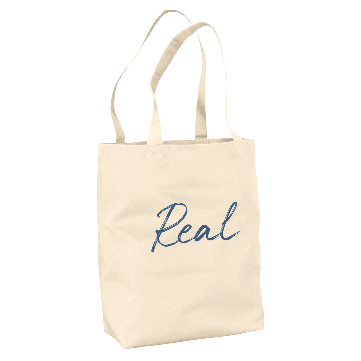 Real - "Around And Around" Tote Bag Natural 4