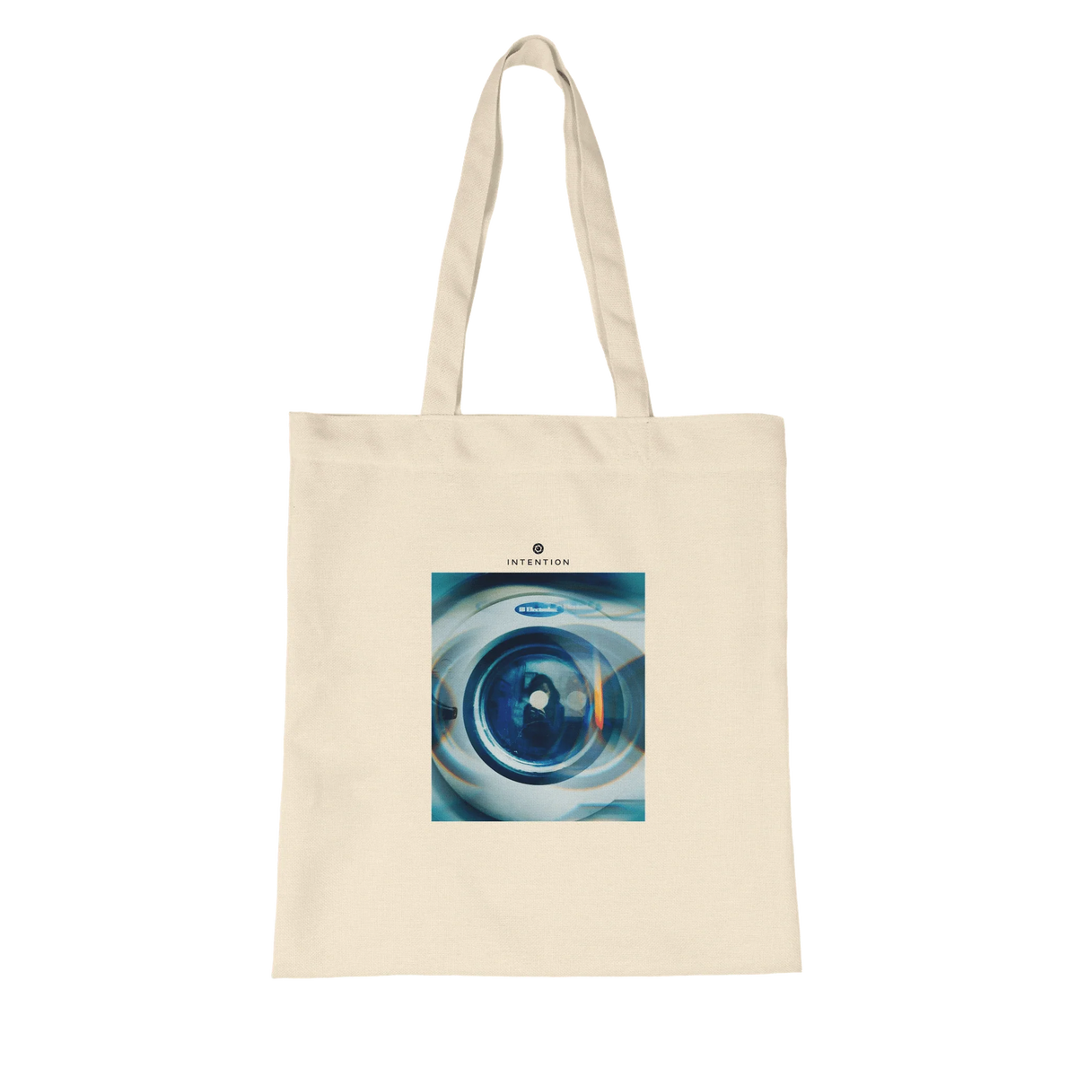 Real  Tote Bag  «Around And Around »Natural