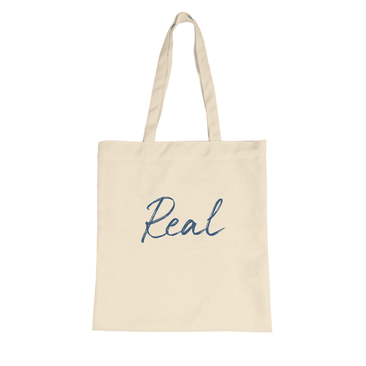 Real - "Around And Around" Tote Bag Natural 2