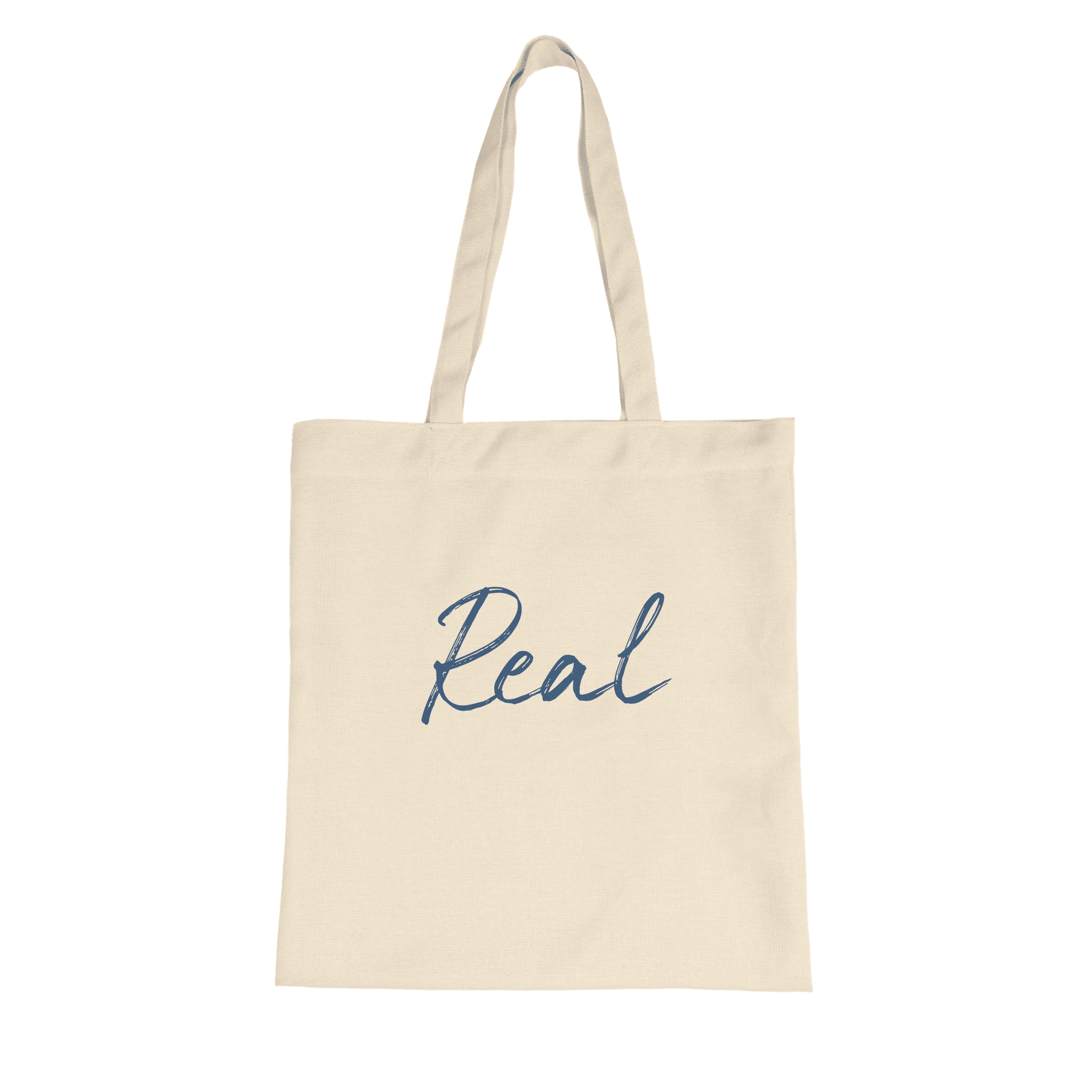 Real - "Around And Around" Tote Bag Natural 2