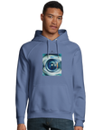 Real - "Around and Around" Hoodie Blue 3