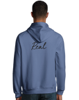 Real - "Around and Around" Hoodie Blue 4