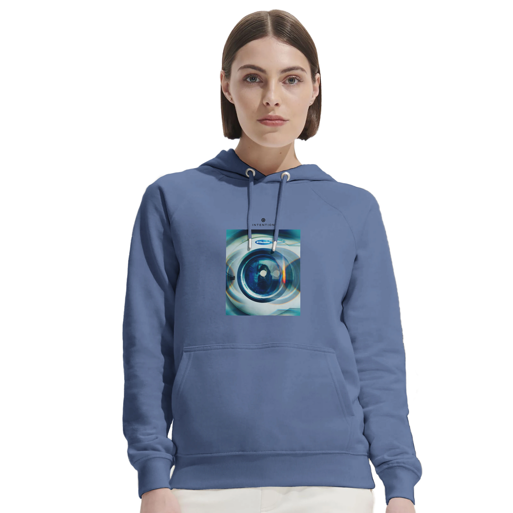 Real - "Around and Around" Hoodie Blue 5