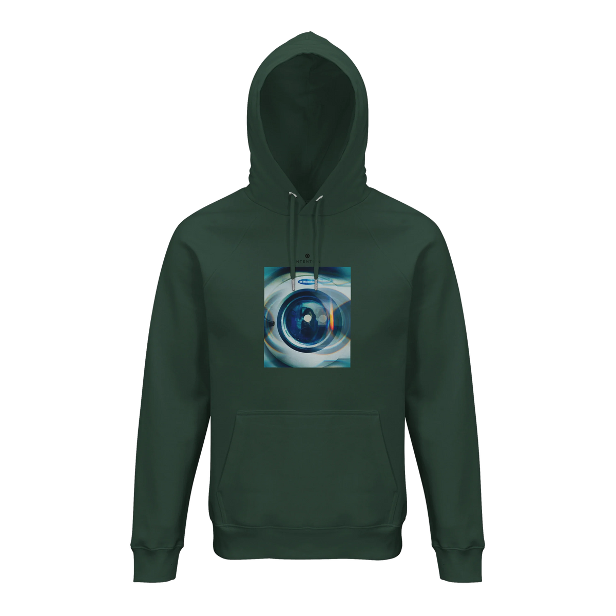 Real - "Around and Around" Hoodie Bottle Green 1