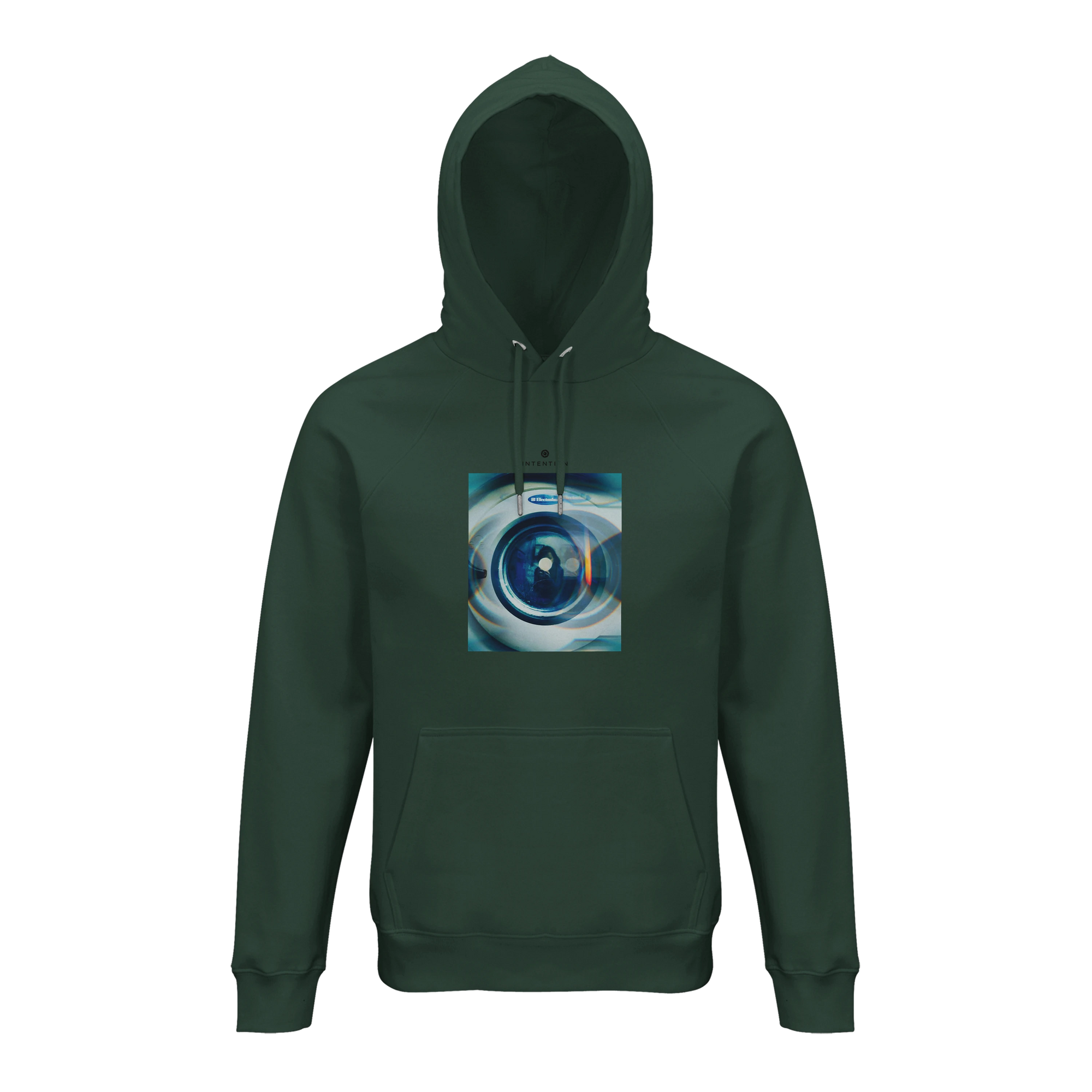 Real - "Around and Around" Hoodie Bottle Green 1