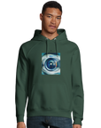 Real - "Around and Around" Hoodie Bottle Green 3