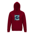 Real - "Around and Around" Hoodie Burgundy 1
