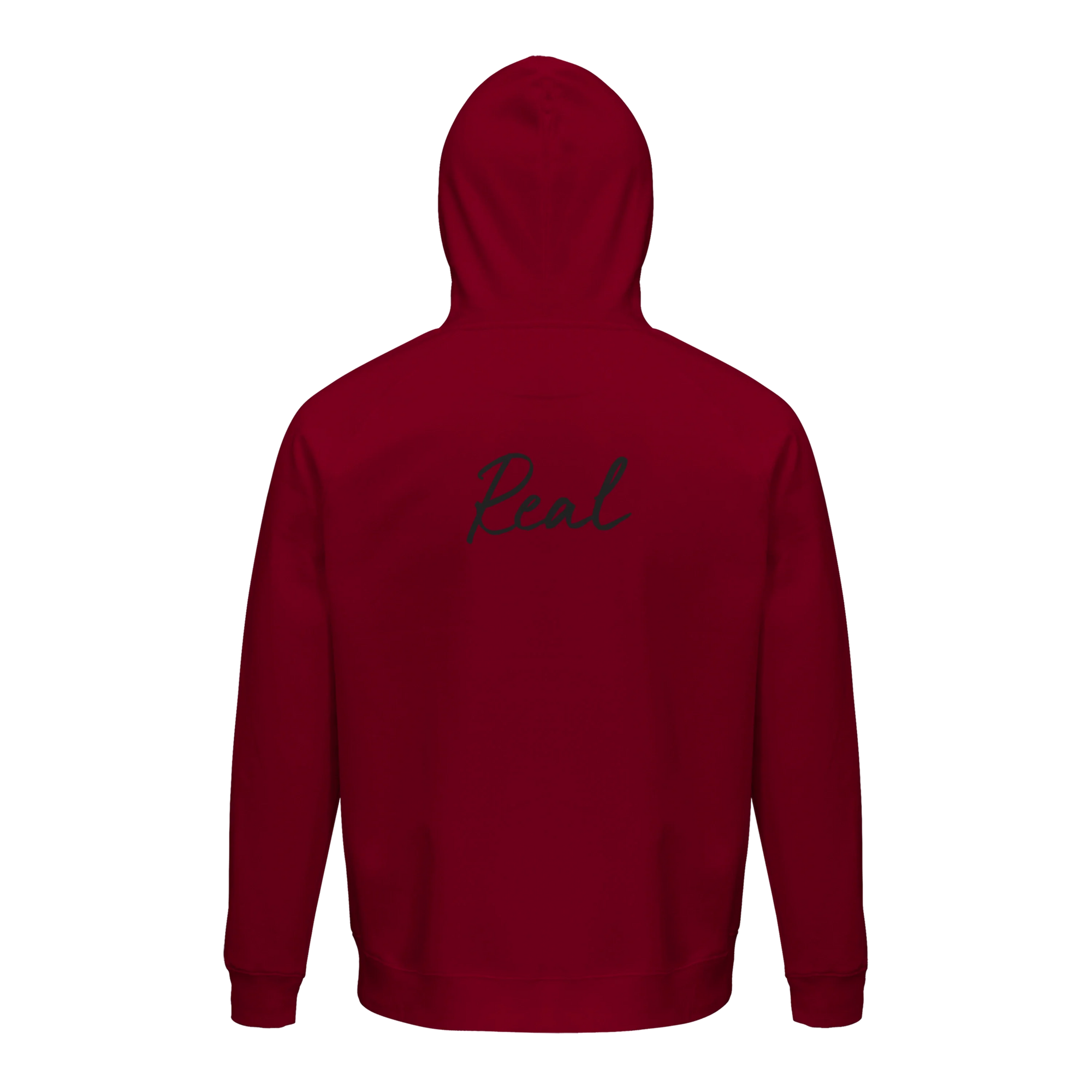 Real - "Around and Around" Hoodie Burgundy 2