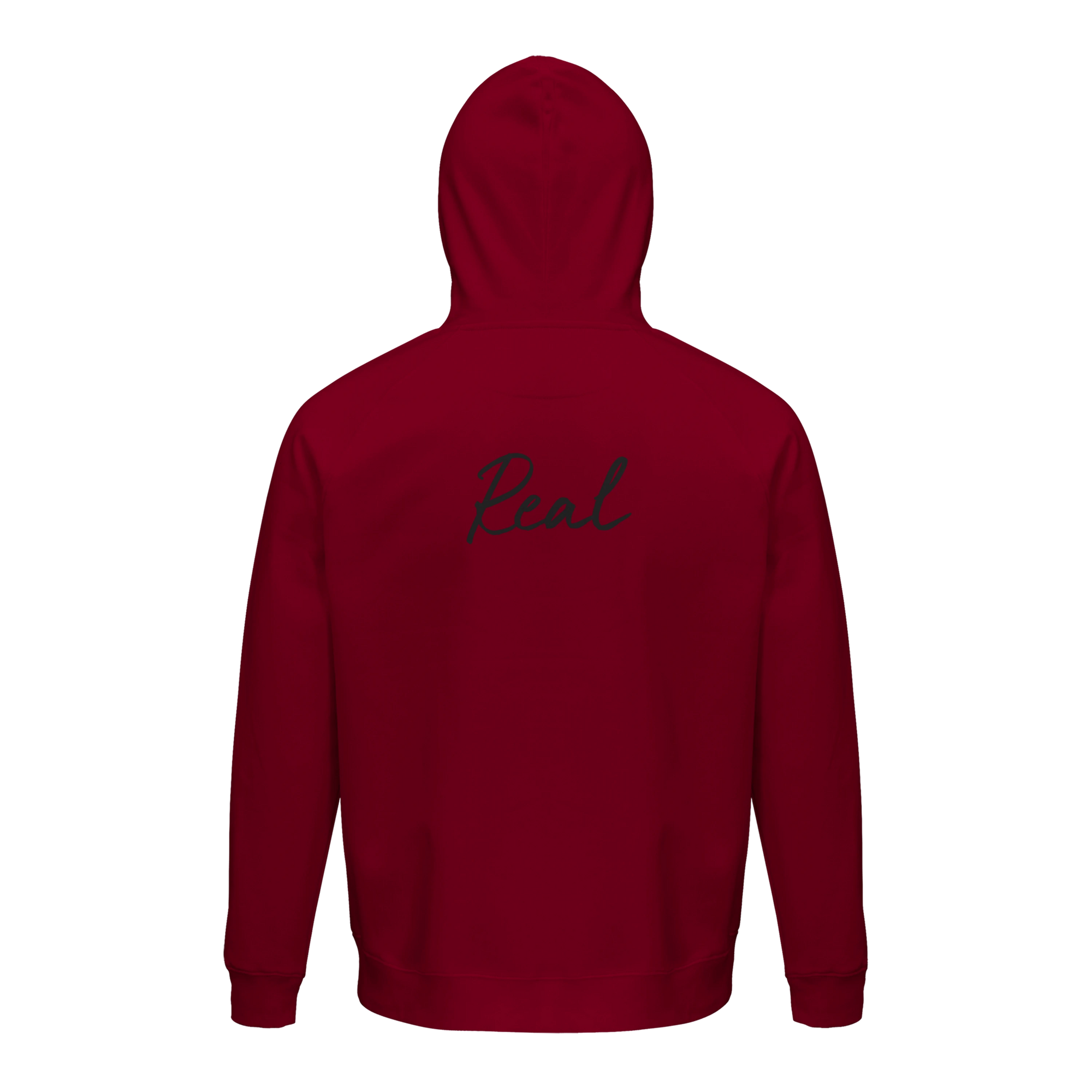 Real - "Around and Around" Hoodie Burgundy 2