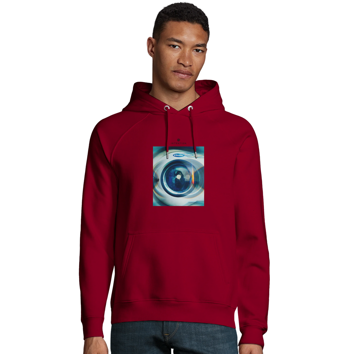 Real - "Around and Around" Hoodie Burgundy 3