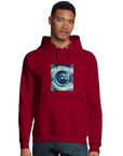 Real - "Around and Around" Hoodie Burgundy 3