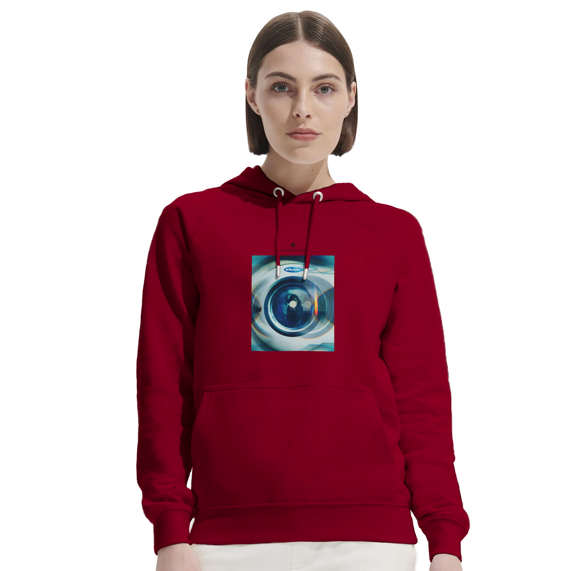 Real - "Around and Around" Hoodie Burgundy 5