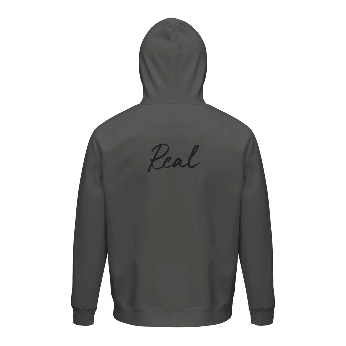 Real - "Around and Around" Hoodie charcoal melange 2