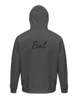 Real - "Around and Around" Hoodie charcoal melange 2