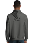 Real - "Around and Around" Hoodie charcoal melange 4
