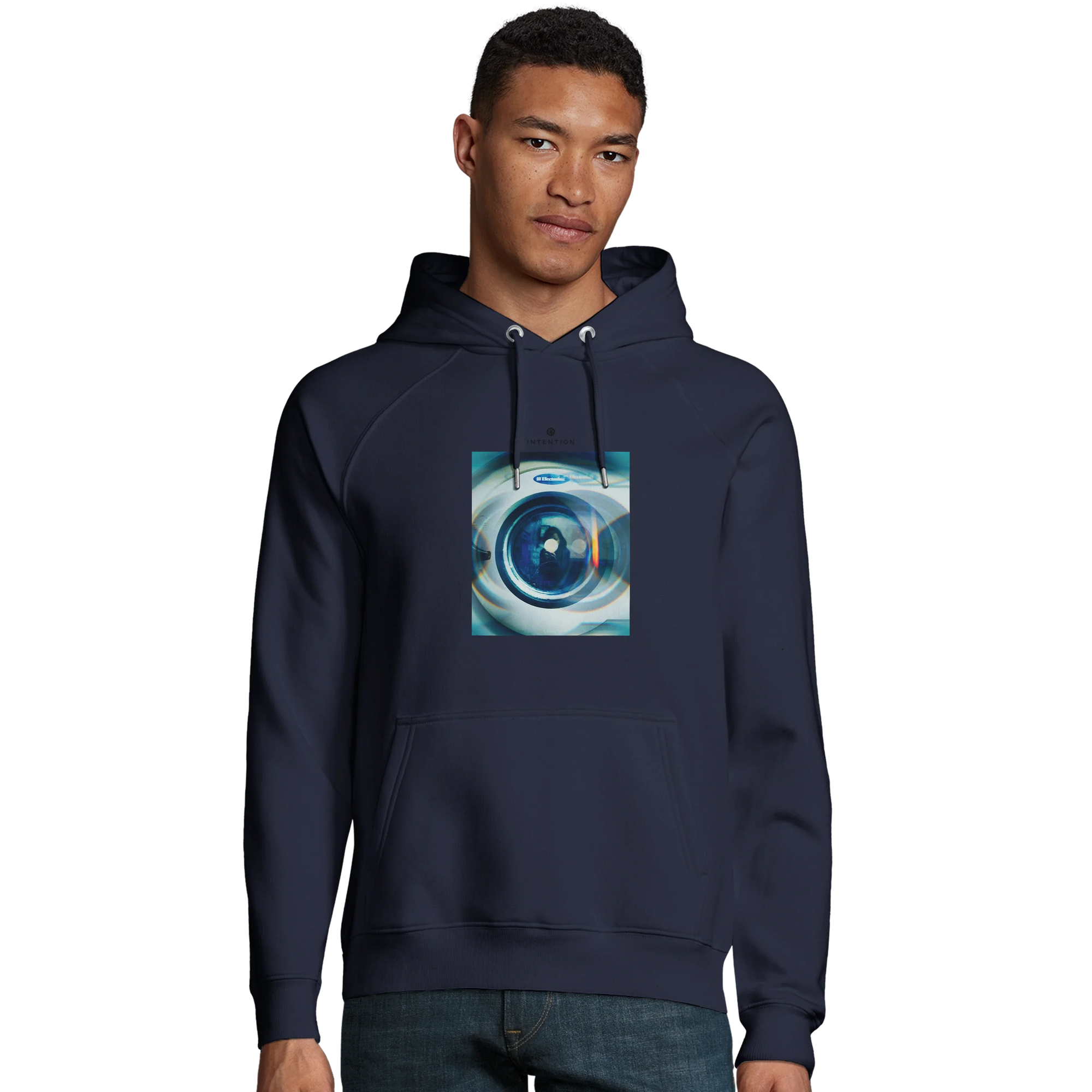 Real - "Around and Around" Hoodie French Navy 3