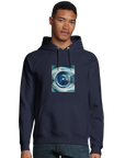 Real - "Around and Around" Hoodie French Navy 3