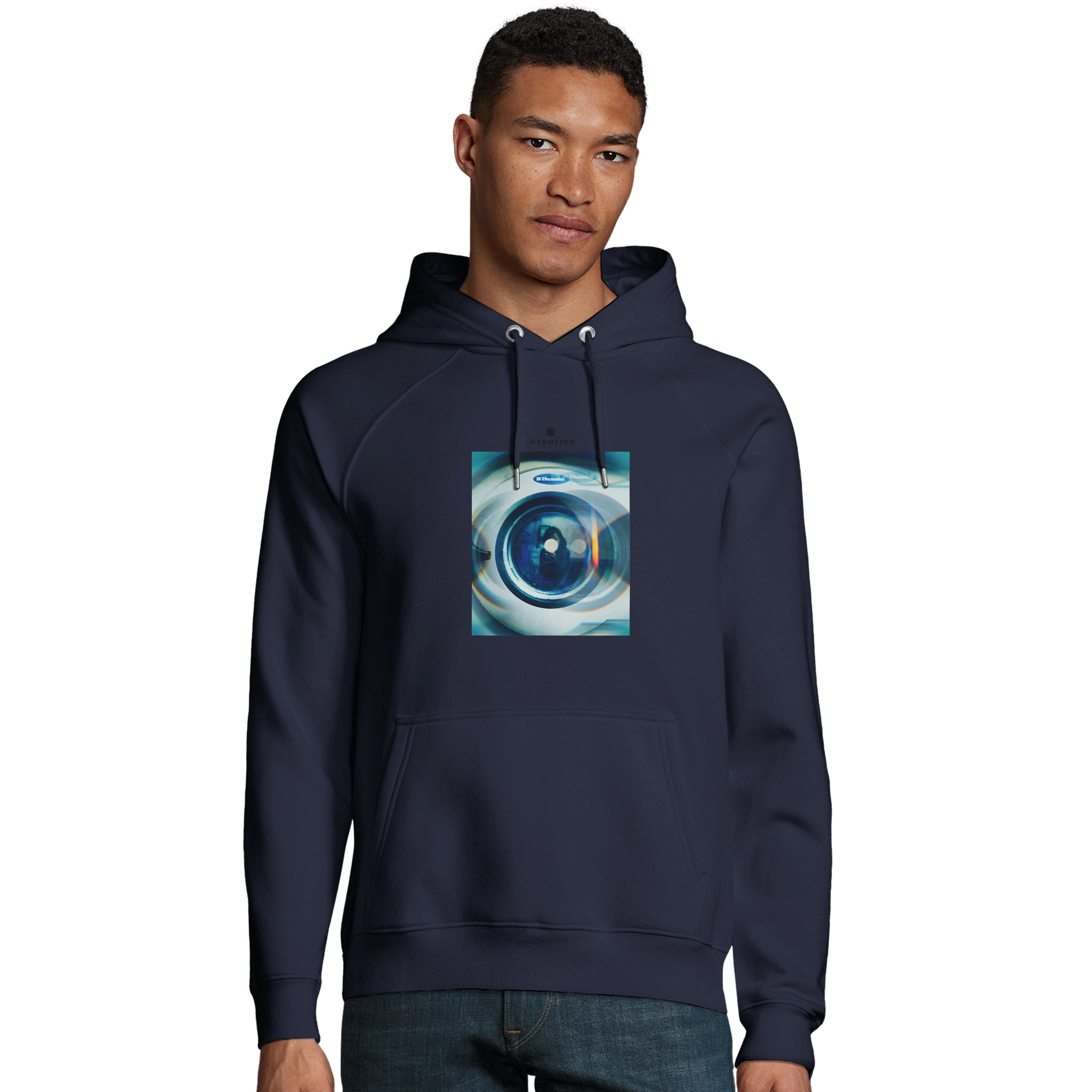 Real - "Around and Around" Hoodie French Navy 3