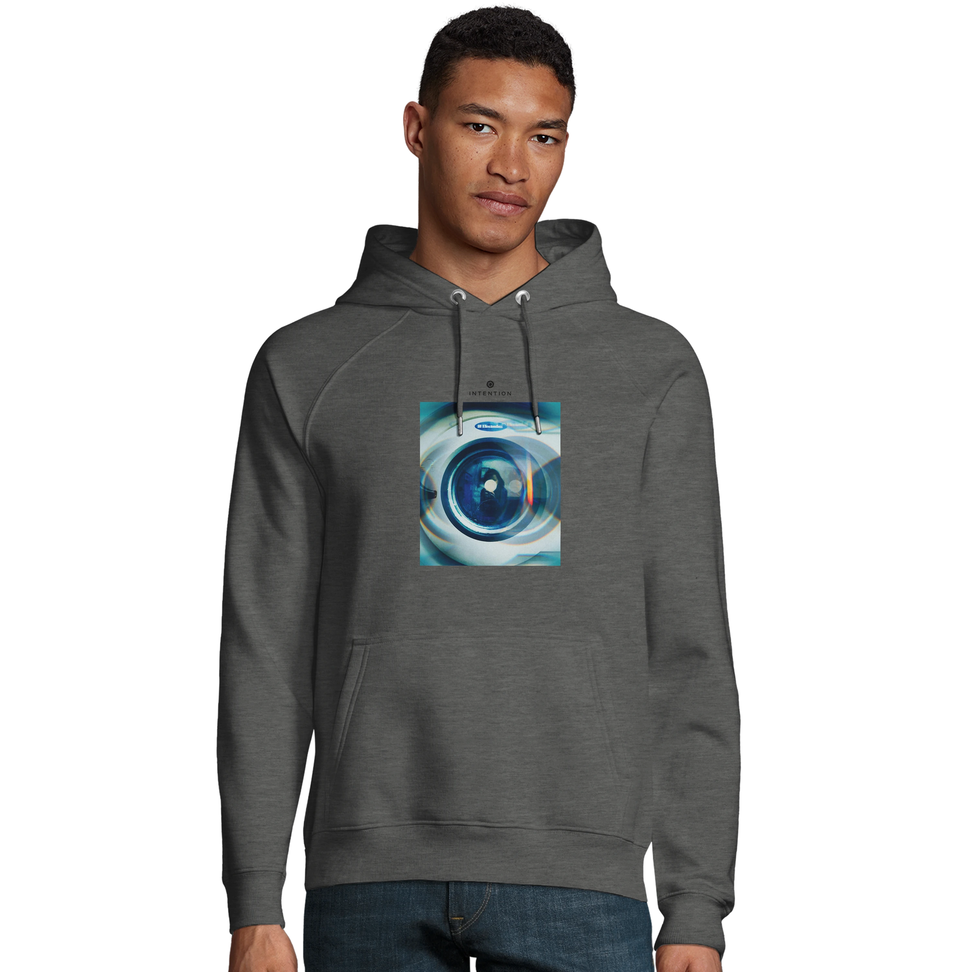 Real - "Around and Around" Hoodie Grey Melange 3