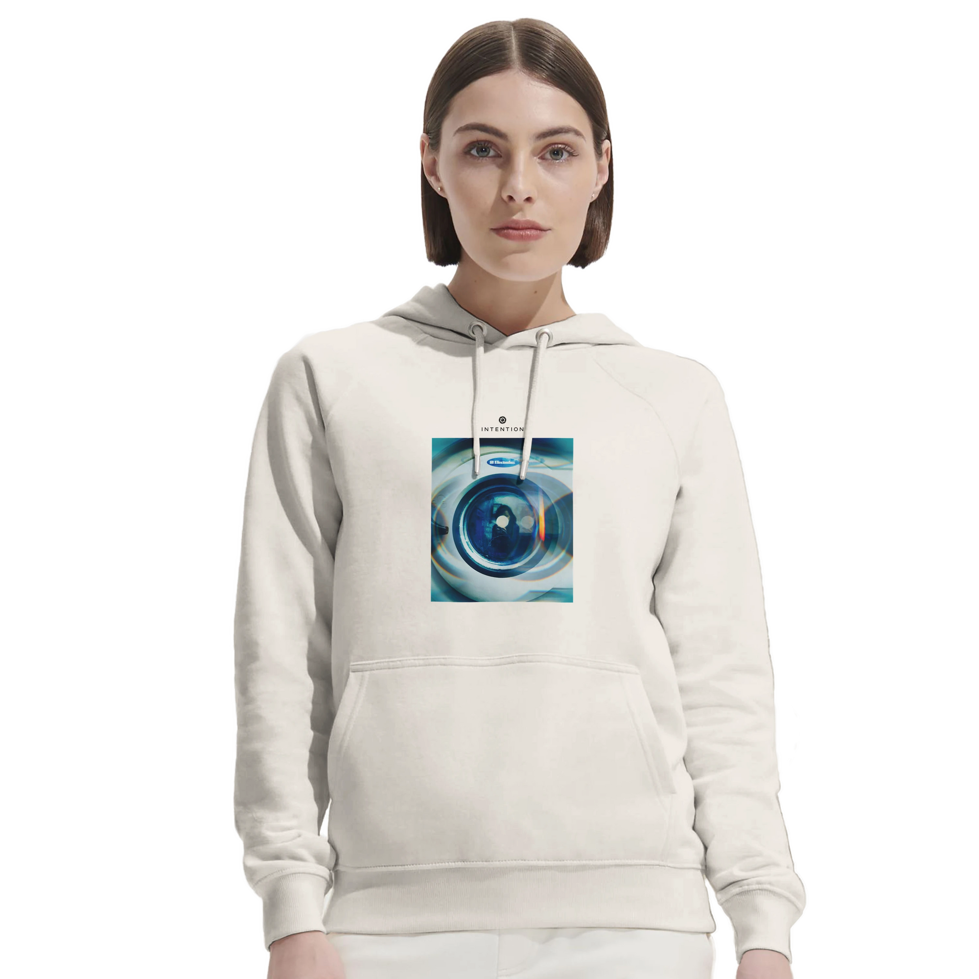 Real - "Around and Around" Hoodie Off White 5