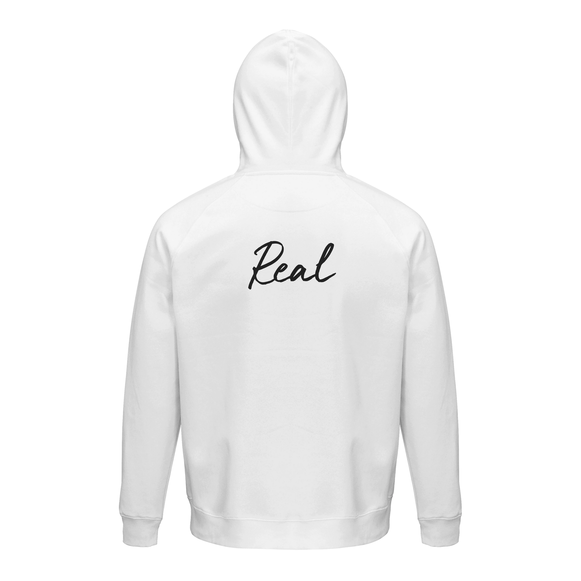 Real - "Around and Around" Hoodie White 2