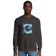 Real - "Around and Around" Sweatshirt deep charcoal grey 3