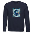 Real - "Around and Around" Sweatshirt French Navy 1
