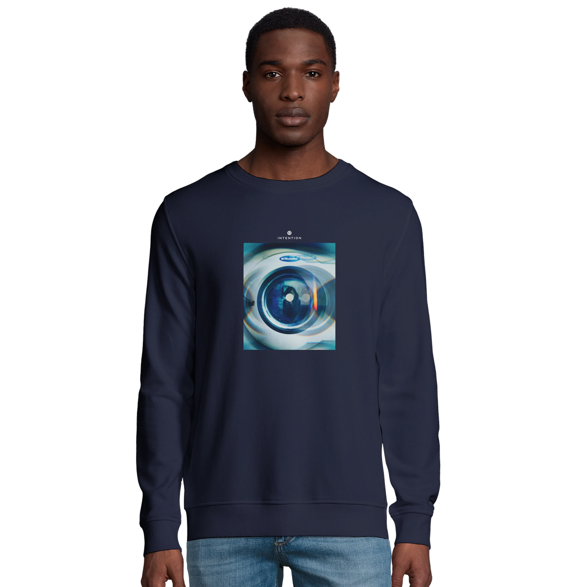 Real - "Around and Around" Sweatshirt French Navy 3